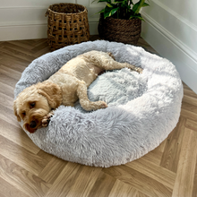 Load image into Gallery viewer, Calming Donut Bed - Husky Grey