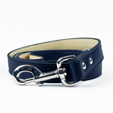 Load image into Gallery viewer, Vegan Leather Dog Lead - Midnight Blue