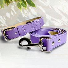 Load image into Gallery viewer, Vegan Leather Dog Collar - Lilac