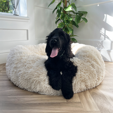 Load image into Gallery viewer, Calming Donut Bed - Champagne