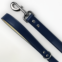 Load image into Gallery viewer, Vegan Leather Dog Lead - Midnight Blue