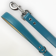 Load image into Gallery viewer, Vegan Leather Dog Lead - Carolina Blue