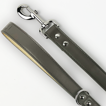 Load image into Gallery viewer, Vegan Leather Dog Lead - Pebble Grey