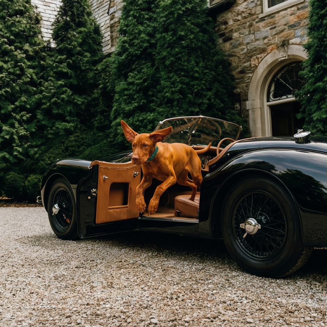 Vegan Leather Dog Collar - Racin’ Green