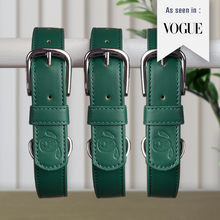 Load image into Gallery viewer, racing green dog collar
