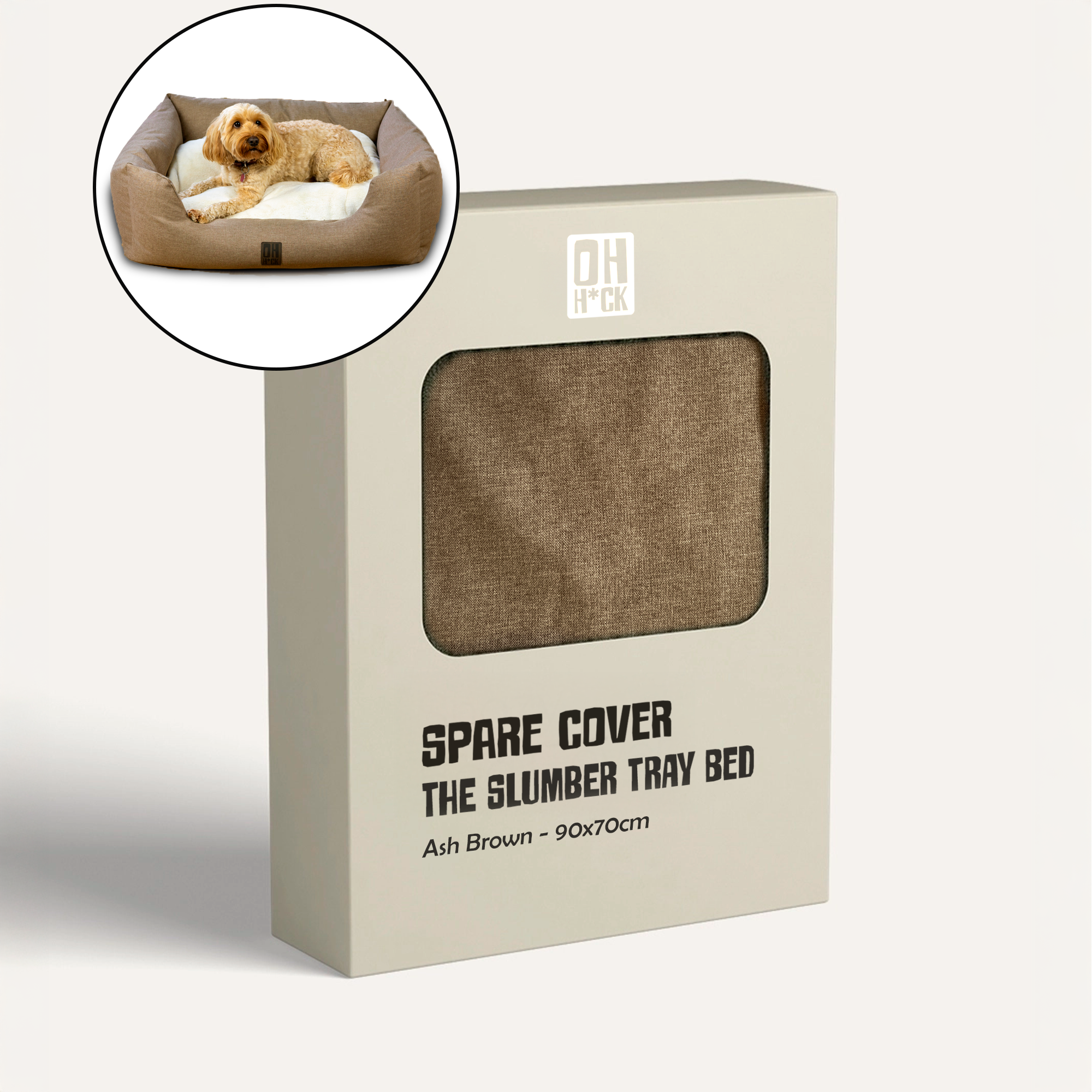 Spare Cover - Slumber Tray Bed - Ash Brown