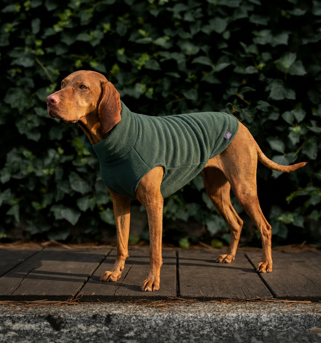 The Doghouse Fleece Jumper - Racin' Green