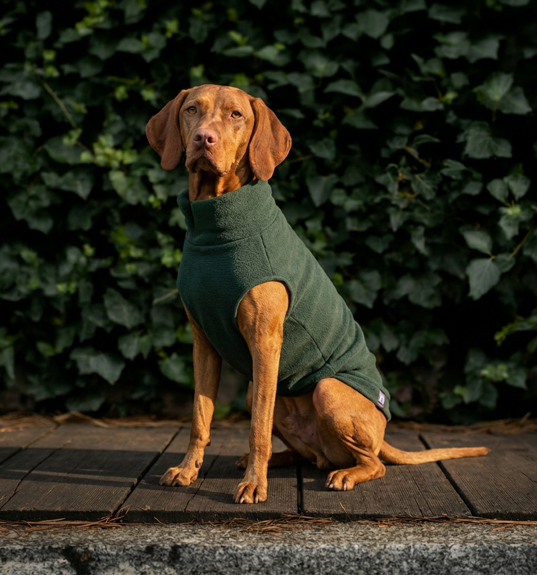 The Doghouse Fleece Jumper - Racin' Green
