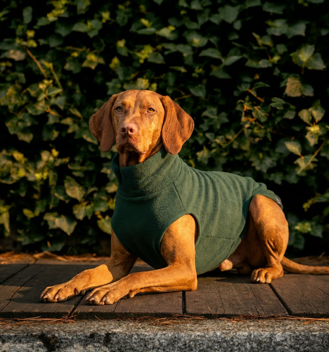 The Doghouse Fleece Jumper - Racin' Green