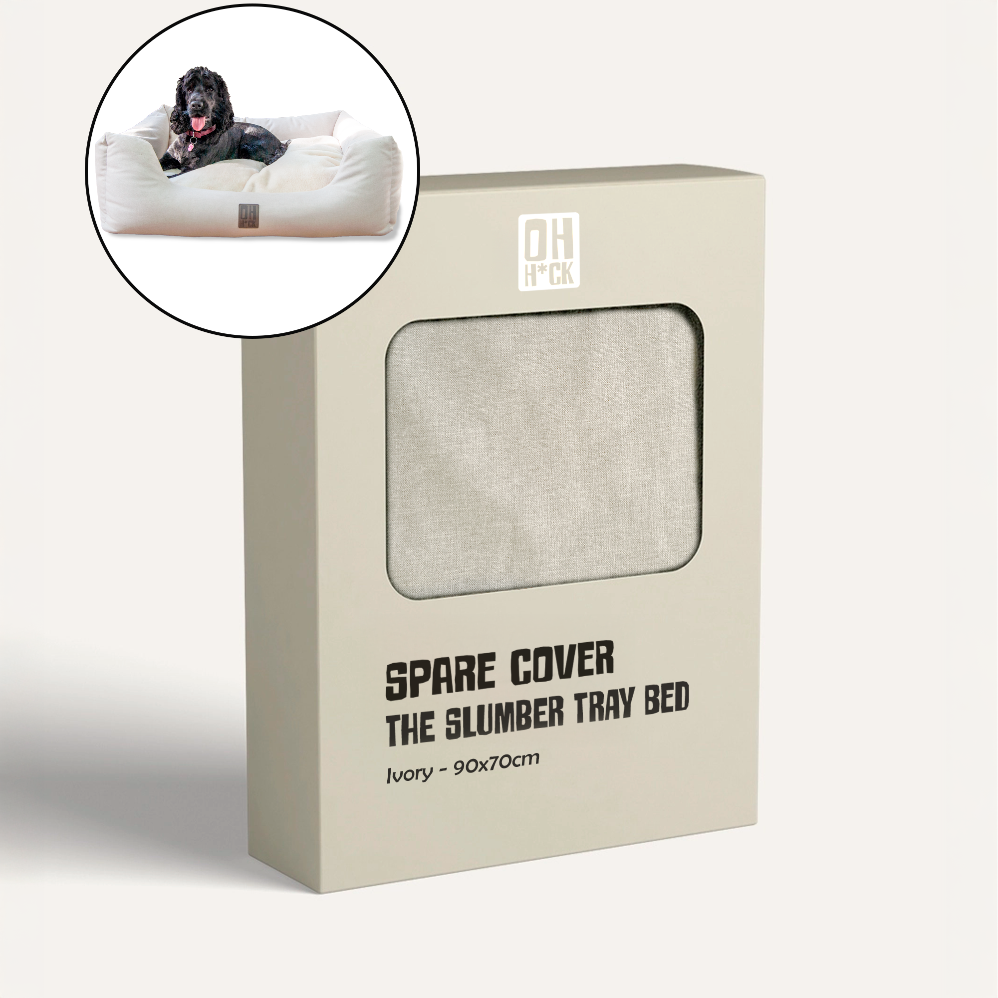 Spare Cover - Slumber Tray Bed - Ivory