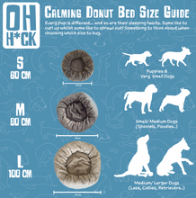 Load image into Gallery viewer, Light Brown Calming Donut Bed
