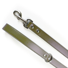 Load image into Gallery viewer, Vegan Leather Dog Lead - Overly Dramatic Olive
