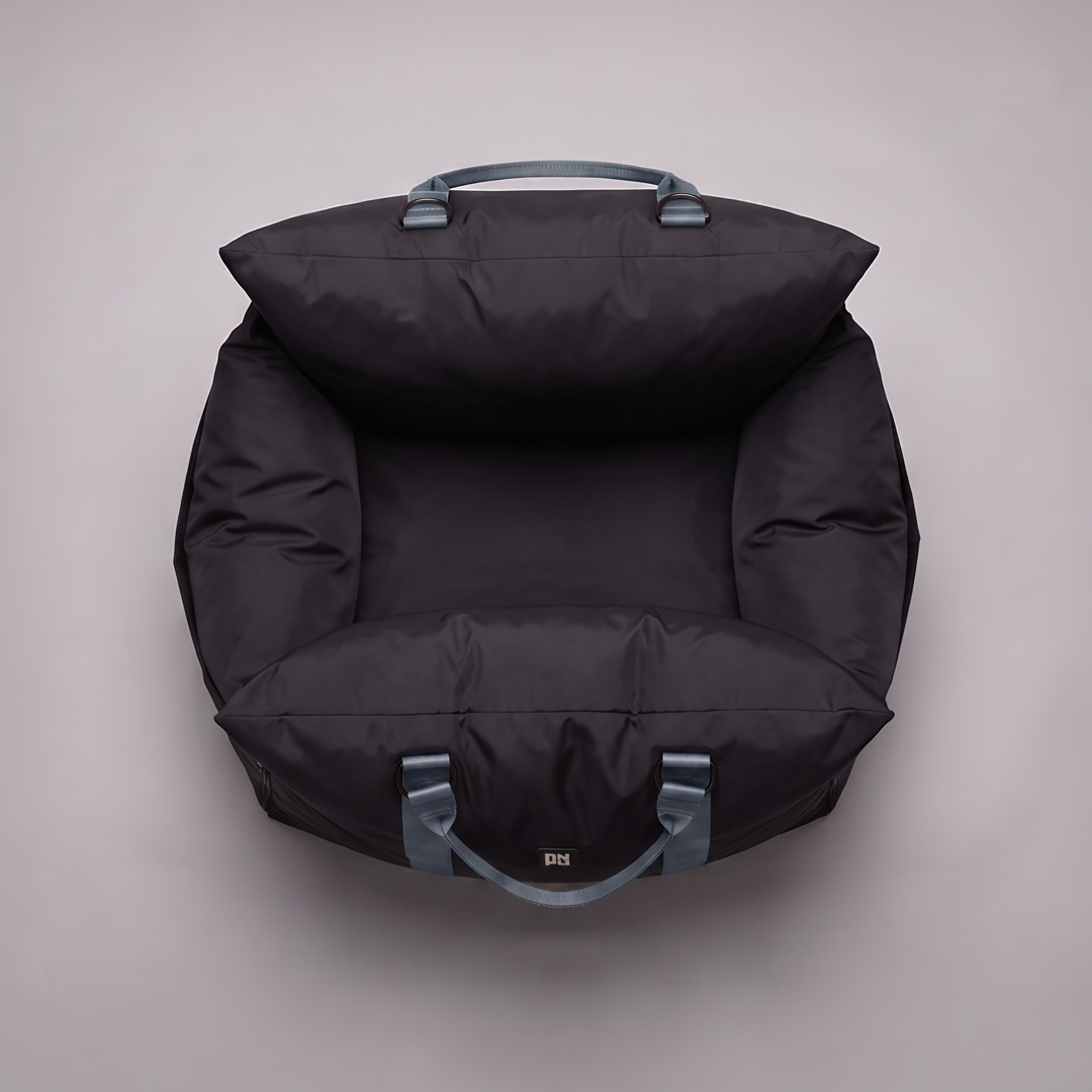 **COMING SOON** Passenger Princess Pod - Car Seat & Travel bed - Steel Blue