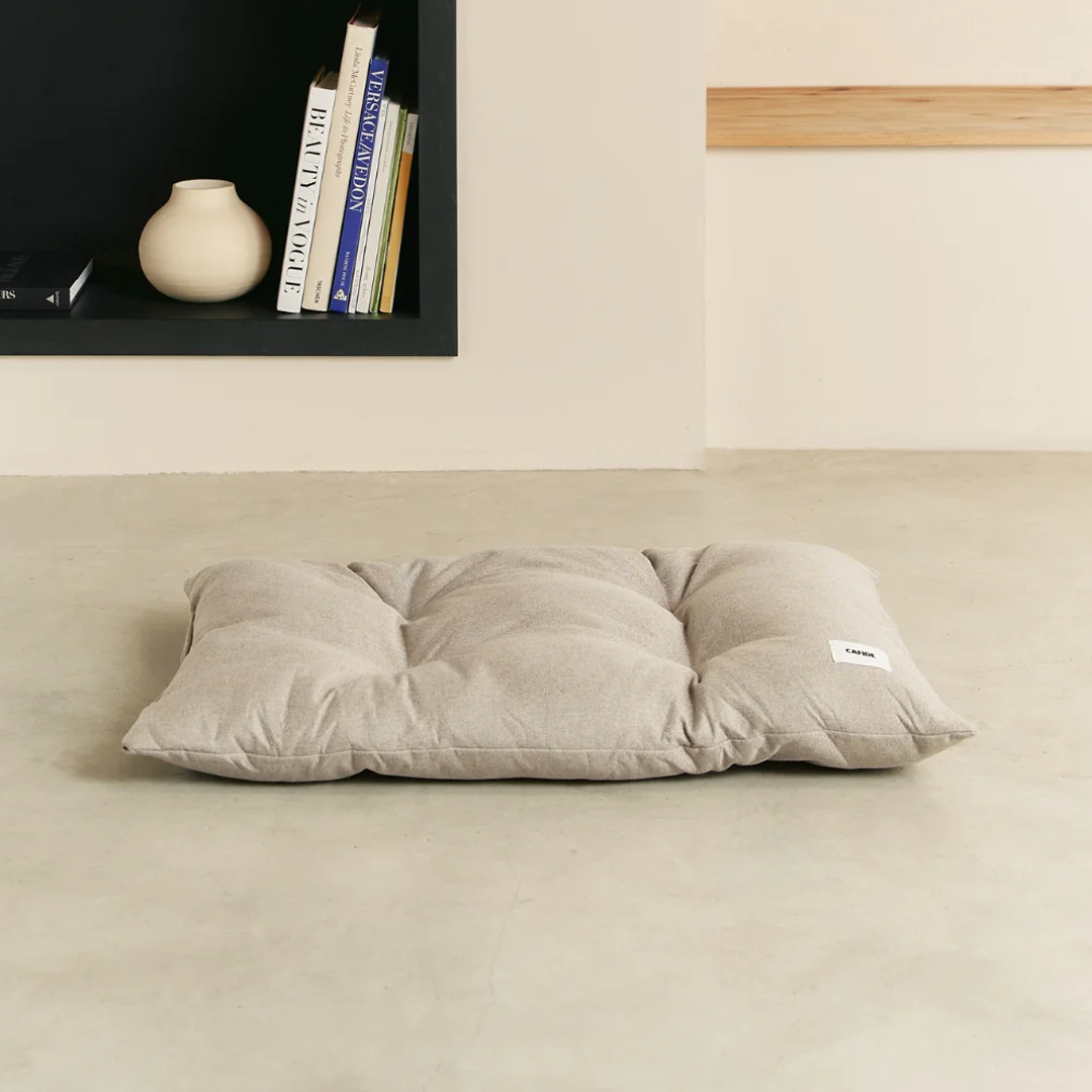 Bela Dog Pillow by Cafide - Beige Stone