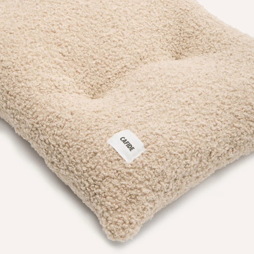 Bela Dog Pillow by Cafide - Beige Boucle