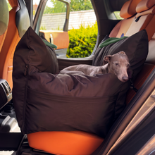 Load image into Gallery viewer, Passenger Princess Pod - Car Seat &amp; Travel bed - Mint Dog Chip

