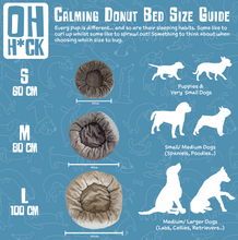 Load image into Gallery viewer, Calming Donut Bed - Husky Grey
