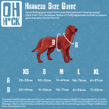 Hot dawgs Harness OH HECK dogs
